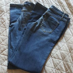 LOT of two pairs Mossimo bootcut jeans, 2L